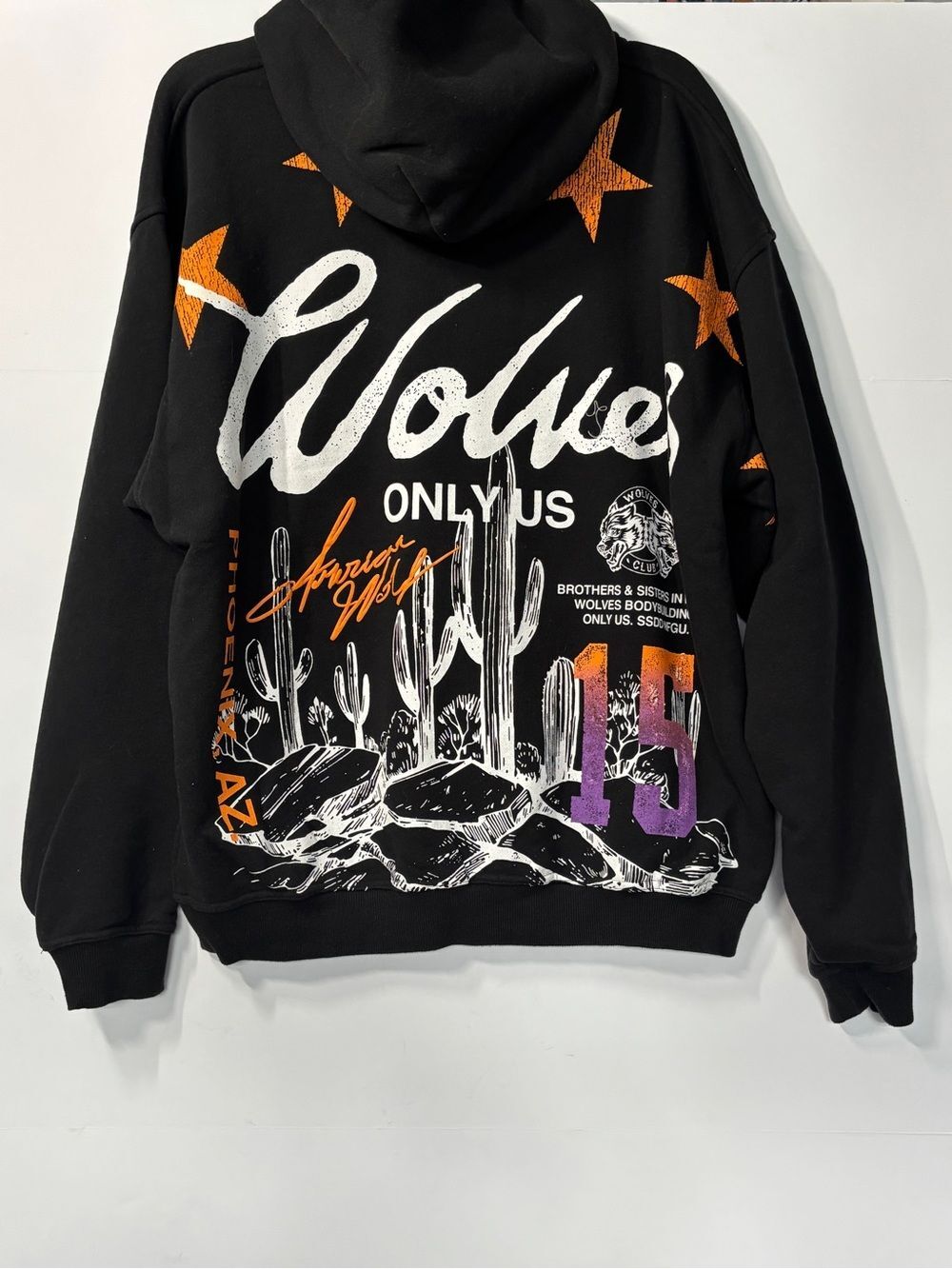 Lg NWT Darc Sport Wolves Only Us Phoenix AZ Hoodie 702/1000 American Wolf